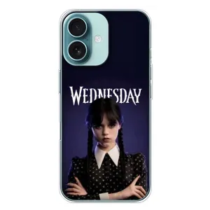 Силиконовый чехол с картинкой для iPhone 16 Plus (Wednesday)
