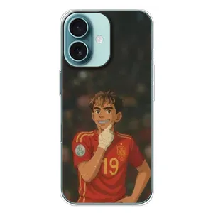 Чохол з футболістом Ламін Ямаль iPhone 16 Plus (Ямаль аніме)