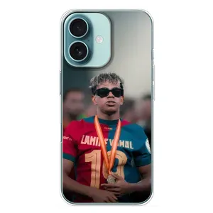 Чохол з футболістом Ламін Ямаль iPhone 16 Plus (Ямаль Барса)