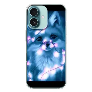 Чехлы с картинкой Лисички для iPhone 16 Plus (VPrint) (Яркая лисичка)