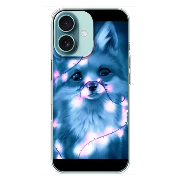 Чехол с принтом «Яркая лисичка» для iPhone 16 Plus Чехол с принтом «Яркая лисичка» для iPhone 16 Plus