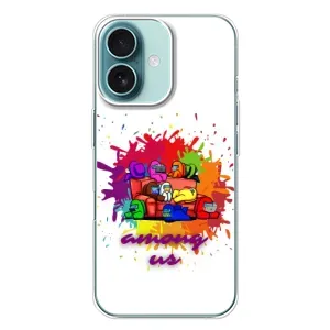 Чехол Амонг Ас для iPhone 16 Plus (AlphaPrint) (Яркий АмонгАс)