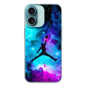 Чехлы для iPhone 16 Plus - с картинкой JORDAN (AlphaPrint) (Яркий Джордан)