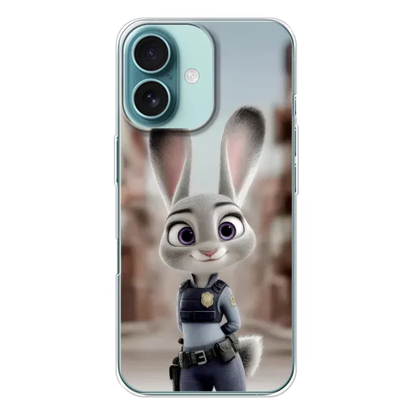 Чохол з принтом «Офіцер Джуді Гопс» для iPhone 16 Plus