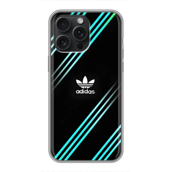 Чохол з принтом «Адідас з полосами» для iPhone 16 Pro Max