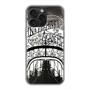 Чехол с дизайном Венздей 2 на iPhone 16 Pro Max (Ворота Академии Невермор)