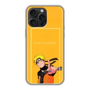 Анимешный чехол для iPhone 16 Pro Max (Аниме Наруто)
