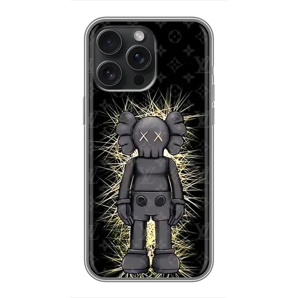 Чохол з принтом «Bearbrick LV» для iPhone 16 Pro Max