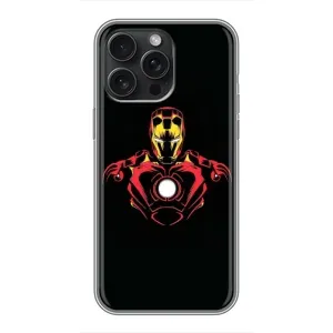 Чехлы с героями Марвел iPhone 16 Pro Max (VPrint) (Человек железный)
