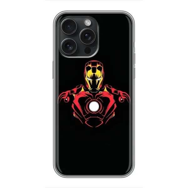 Чохол з принтом «Залізна людина» для iPhone 16 Pro Max