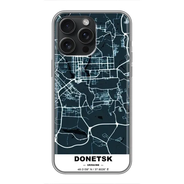 Чехол с принтом «Донецк» для iPhone 16 Pro Max