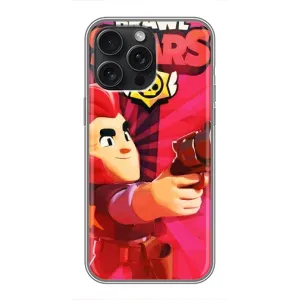 Чехол для iPhone 16 Pro Max Бравл Старс (VPrint) (Дуэлянт Кольт)
