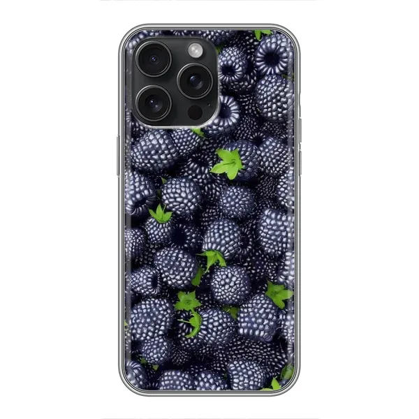 Чохол з принтом «Ожина» для iPhone 16 Pro Max Чохол з принтом «Ожина» для iPhone 16 Pro Max