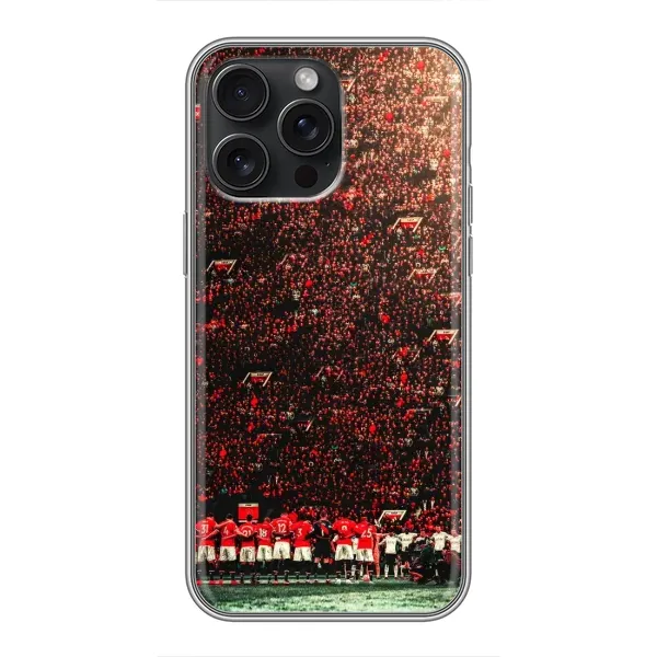 Чехол с принтом «фанаты Манчестер Юнайтед» для iPhone 16 Pro Max