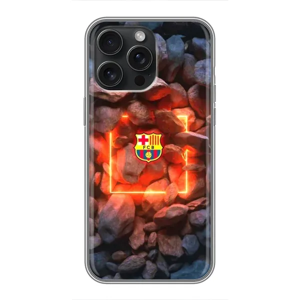 Чехол с принтом «ФК Барселона» для iPhone 16 Pro Max