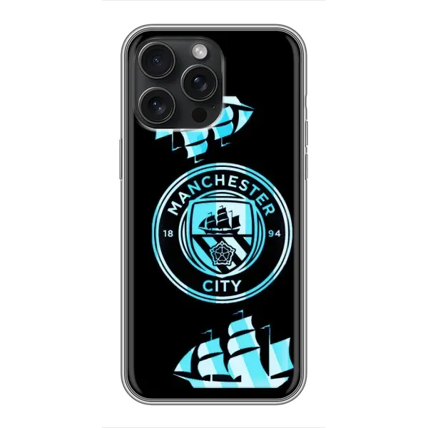 Чехол с принтом «ФК Манчестер Сити» для iPhone 16 Pro Max