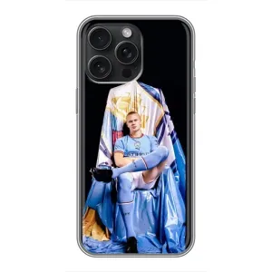 Чехлы с футболистом Ерлинг Холанд для iPhone 16 Pro Max (AlphaPrint) (футболист Холанн)