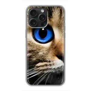 Чехлы с Котиками для iPhone 16 Pro Max (VPrint) (Глаз кота)