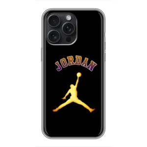 Чехлы для iPhone 16 Pro Max - с картинкой JORDAN (AlphaPrint) (Jordan Gold)