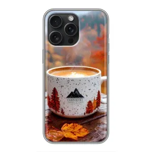 Чохол з унікальним дизайном 'Осінь з кавою' для iPhone 16 Pro Max (Кава на природі)