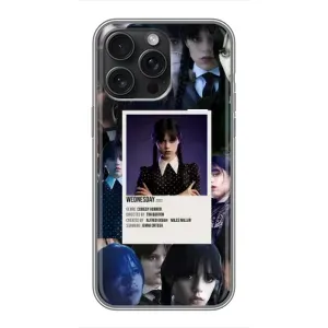 Чехлы Венсдей на iPhone 16 Pro Max Уэнсдей (AlphaPrint) (коллаж Уэнздей)
