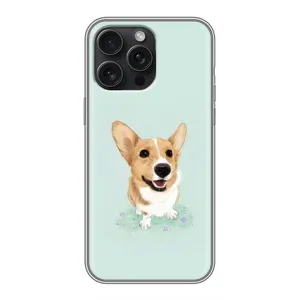 Чехлы с собаками для iPhone 16 Pro Max (VPrint) (Корги)