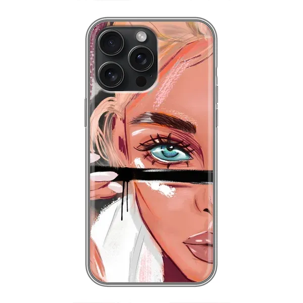 Чехол с принтом «Макияж» для iPhone 16 Pro Max Чехол с принтом «Макияж» для iPhone 16 Pro Max