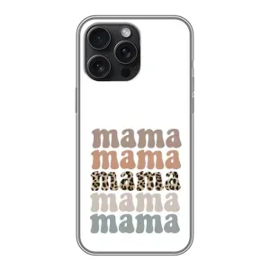 Чохли для мами на iPhone 16 Pro Max (Текстовий колаж мама)