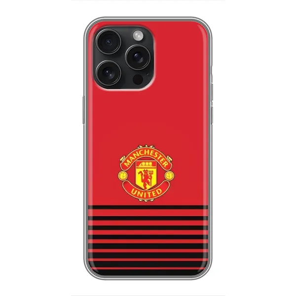 Чехол с принтом «manchester united» для iPhone 16 Pro Max