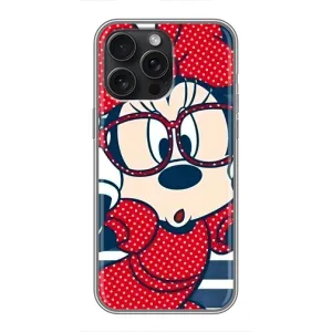 Эксклюзивный чехол для iPhone 16 Pro Max (AlphaPrint - Мультяшные) (Маус в очках)