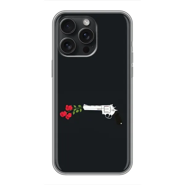 Чохол з принтом «Неочікувані квіти» для iPhone 16 Pro Max