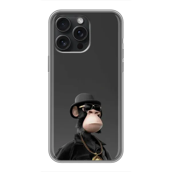 Чохол з принтом «Мавпа NFT» для iPhone 16 Pro Max