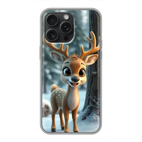 Чохол з принтом «Оленятко в лісі» для iPhone 16 Pro Max