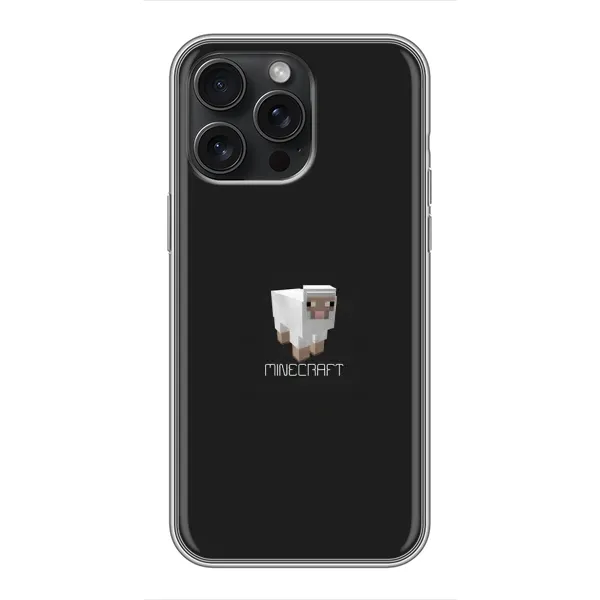 Чехол с принтом «Овечка Майнкрафт» для iPhone 16 Pro Max Чехол с принтом «Овечка Майнкрафт» для iPhone 16 Pro Max