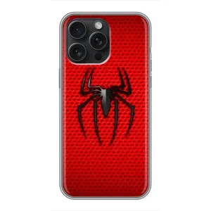 Чехол с человеком пауком для iPhone 16 Pro Max - (AlphaPrint) (Паук Марвел)