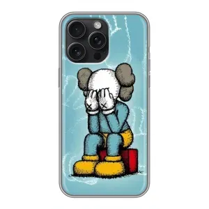 Чехлы для iPhone 16 Pro Max - Bearbrick Louis Vuitton (PREMIUMPrint) (Плач Bearbrick)