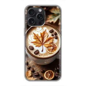 Чохол з унікальним дизайном 'Осінь з кавою' для iPhone 16 Pro Max (Пряна кава)