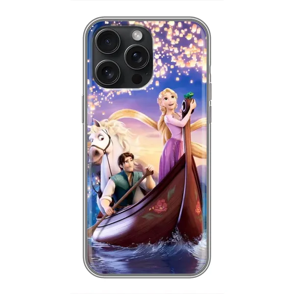 Чехол с принтом «Рапунцель и Флин» для iPhone 16 Pro Max