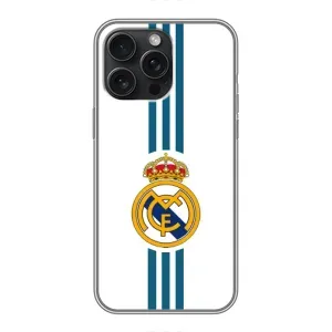 ФК Реал Мадрид чехлы для iPhone 16 Pro Max (AlphaPrint) (Реал Мадрид на белом)