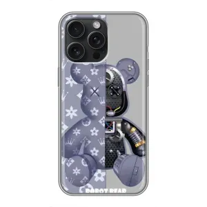 Крутые Чехлы Луи Виттон для iPhone 16 Pro Max (AlphaPrint) (Робот Мишка)