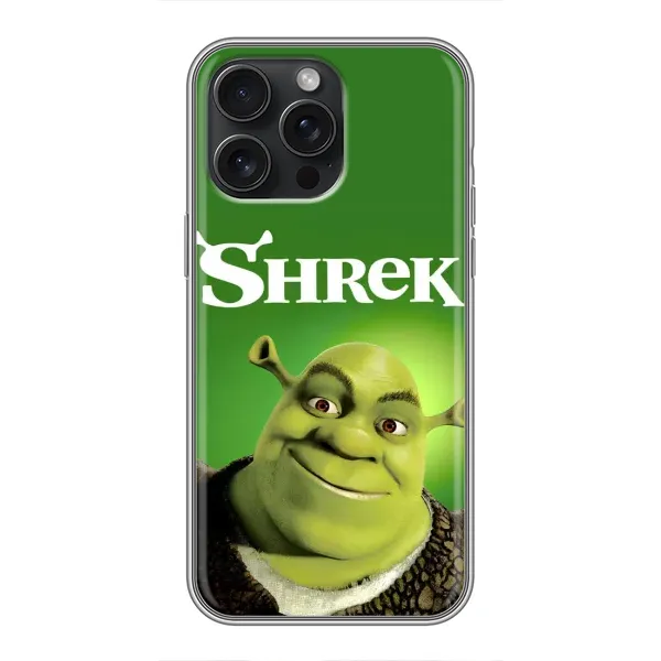 Чохол з принтом «Усміхнений Шрек» для iPhone 16 Pro Max