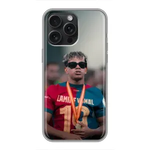 Чехол с футболистом Ламин Ямаль iPhone 16 Pro Max (Ямаль Барса)