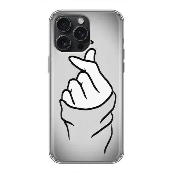 Чохол з принтом «Значок Love» для iPhone 16 Pro Max