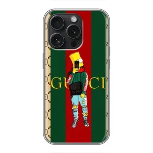 Бренднові Чохли для iPhone 16 Pro - (PREMIUMPrint) (Барт ГУЧЧІ)