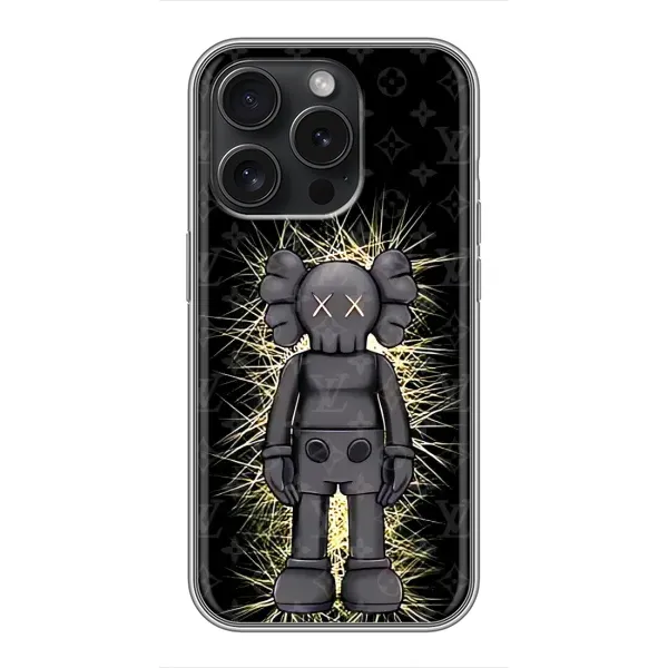 Чохол з принтом «Bearbrick LV» для iPhone 16 Pro