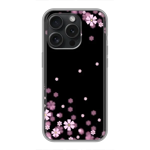 Чохол з принтом «Квіти маленькі» для iPhone 16 Pro Чохол з принтом «Квіти маленькі» для iPhone 16 Pro