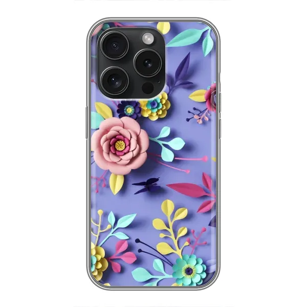Чохол з принтом «Дизайн квітів» для iPhone 16 Pro Чохол з принтом «Дизайн квітів» для iPhone 16 Pro