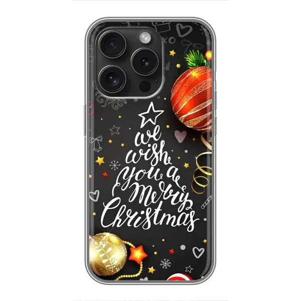 Чехол с принтом «Елочка» для iPhone 16 Pro