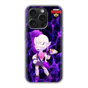 Чехлы Brawl Stars для iPhone 16 Pro (AlphaPrint) (Эмз Бравл Старс)
