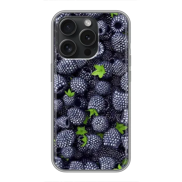 Чохол з принтом «Ожина» для iPhone 16 Pro Чохол з принтом «Ожина» для iPhone 16 Pro